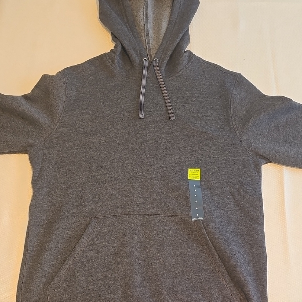 Gray Hoodie with Front Pocket Tek Gear